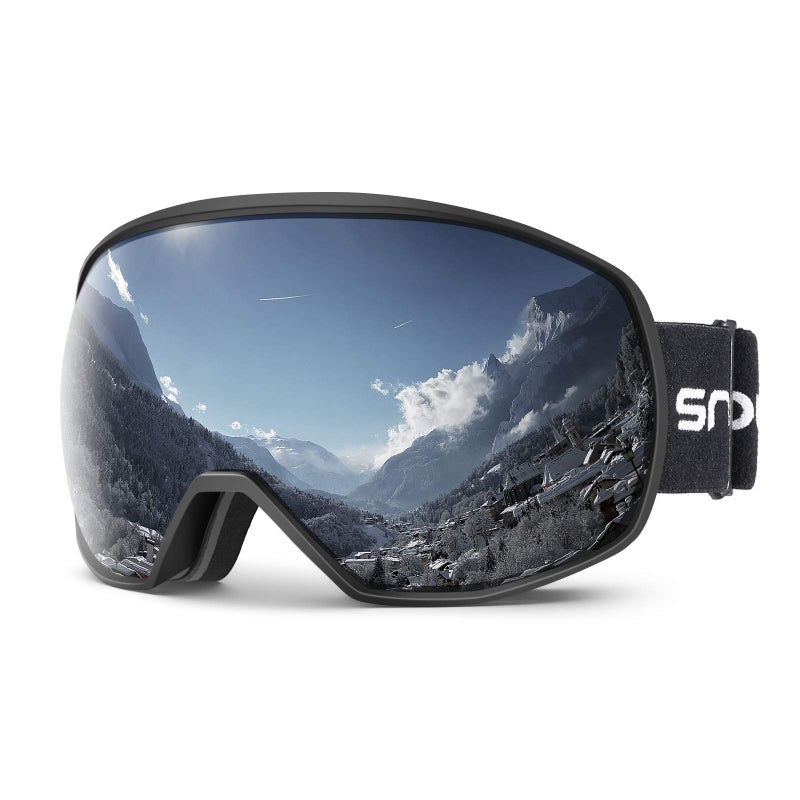 Snowledge Ski Snow Goggles for Men Women With UV Protection, Anti-Fog Dual Lens for Skiing Snowboarding - Image 1